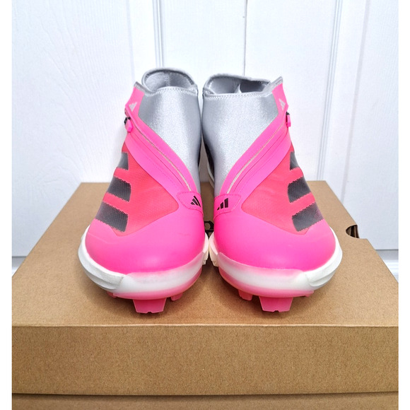 Adidas Adizero Impact+ TPU Pink Silver Baseball Cleats IF3353 size 11.5 No Box main image 4